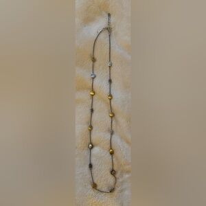 Brighton Gold and Silver Beaded Necklace